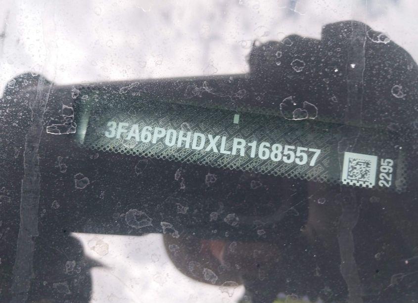 Photo 9 of 2020 Ford Fusion SE (VIN 3FA6P0HDXLR168557)