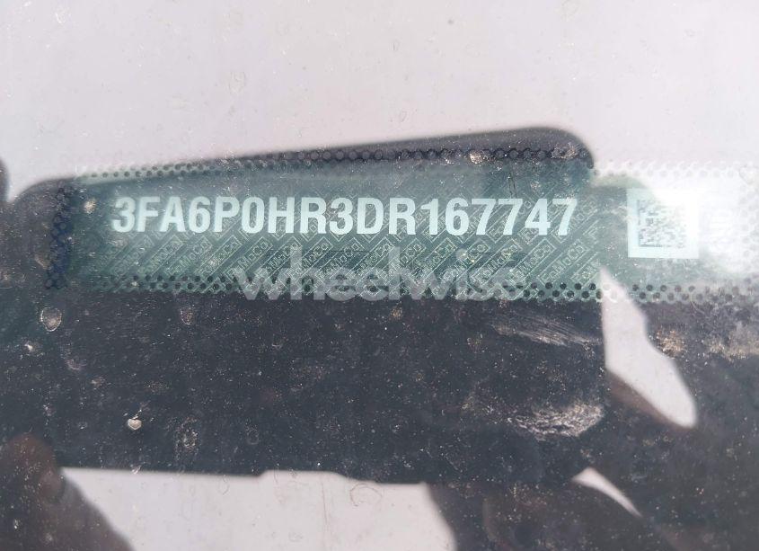 Photo 9 of 2013 Ford Fusion SE (VIN 3FA6P0HR3DR167747)