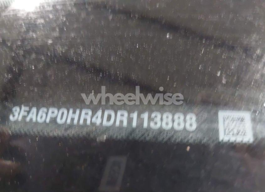 Photo 9 of 2013 Ford Fusion SE (VIN 3FA6P0HR4DR113888)