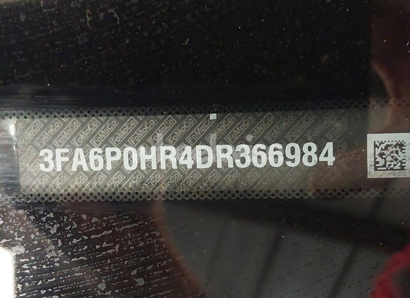 Photo 17 of 2013 Ford Fusion SE (VIN 3FA6P0HR4DR366984)