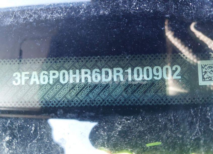 Photo 9 of 2013 Ford Fusion SE (VIN 3FA6P0HR6DR100902)