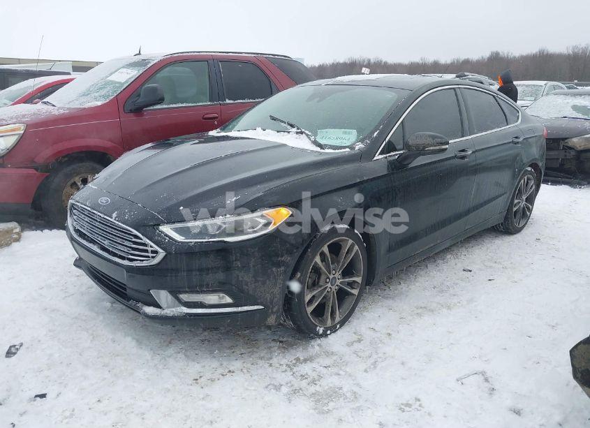 Photo 2 of 2017 Ford Fusion TITANIUM (VIN 3FA6P0K91HR241374)