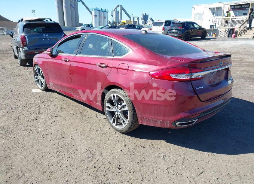 Photo 3 of 2017 Ford Fusion TITANIUM (VIN 3FA6P0K91HR263827)