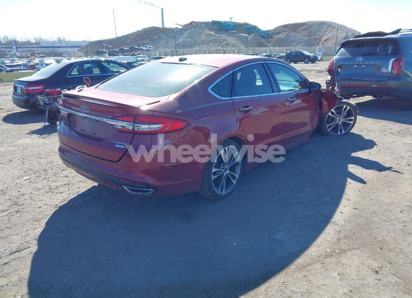 Photo 4 of 2017 Ford Fusion TITANIUM (VIN 3FA6P0K91HR263827)