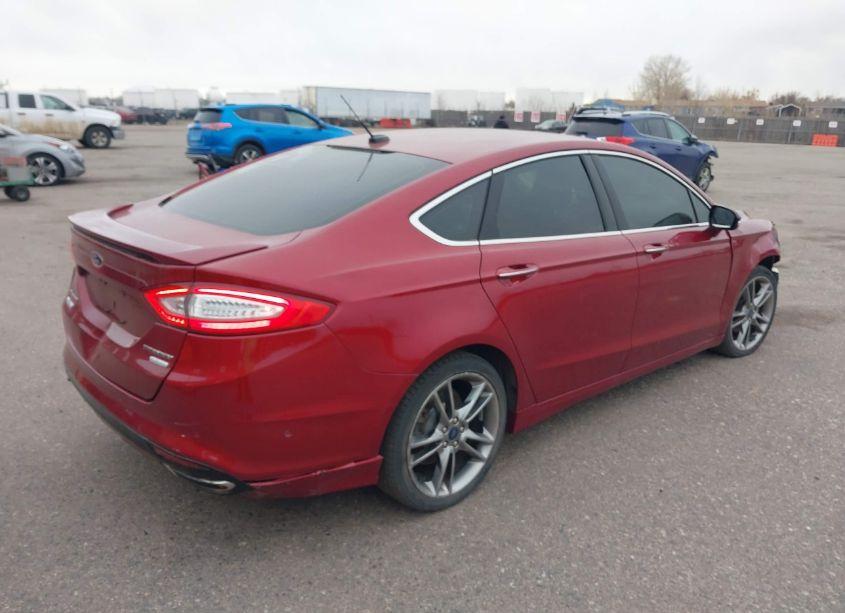 Photo 4 of 2014 Ford Fusion TITANIUM (VIN 3FA6P0K92ER219749)