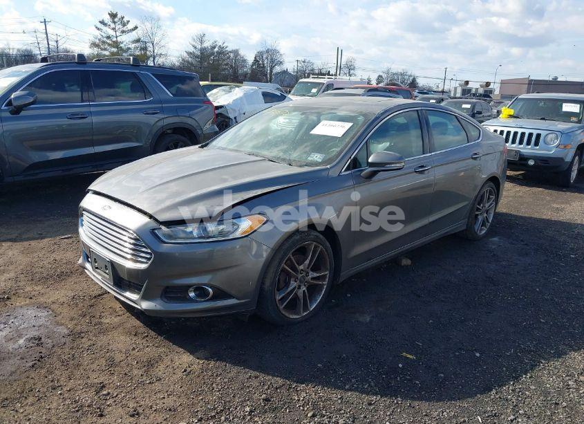 Photo 2 of 2014 Ford Fusion TITANIUM (VIN 3FA6P0K92ER223722)