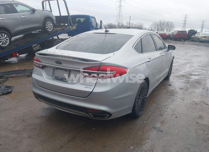 Photo 4 of 2017 Ford Fusion TITANIUM (VIN 3FA6P0K92HR146595)