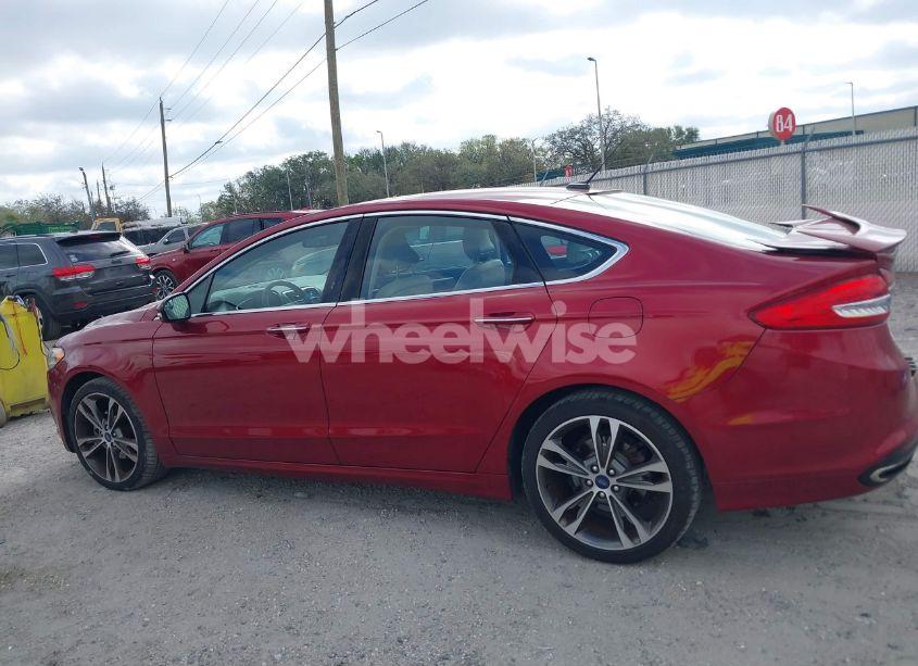 Photo 14 of 2017 Ford Fusion TITANIUM (VIN 3FA6P0K92HR377707)
