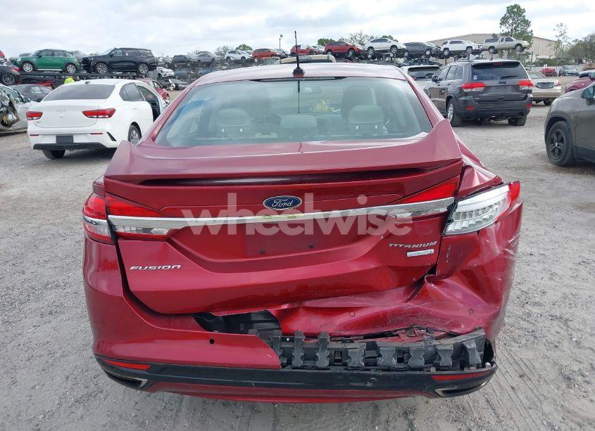 Photo 16 of 2017 Ford Fusion TITANIUM (VIN 3FA6P0K92HR377707)