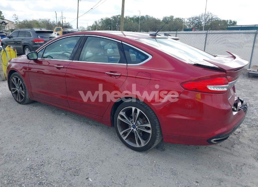 Photo 3 of 2017 Ford Fusion TITANIUM (VIN 3FA6P0K92HR377707)