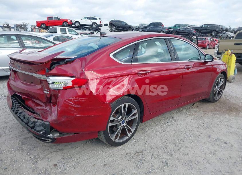 Photo 4 of 2017 Ford Fusion TITANIUM (VIN 3FA6P0K92HR377707)
