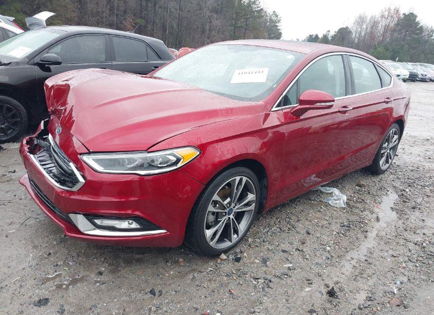 Photo 2 of 2017 Ford Fusion TITANIUM (VIN 3FA6P0K92HR414576)