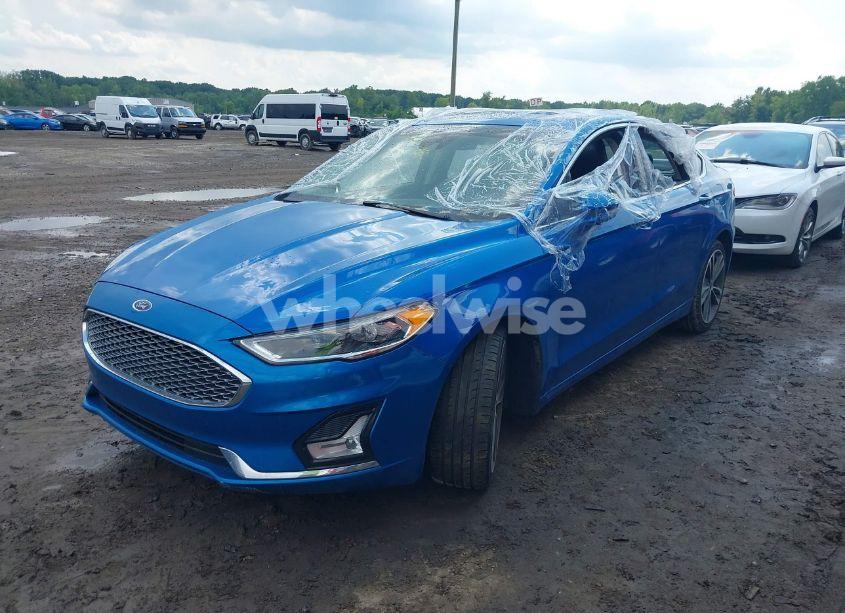 Photo 2 of 2019 Ford Fusion TITANIUM (VIN 3FA6P0K92KR172475)
