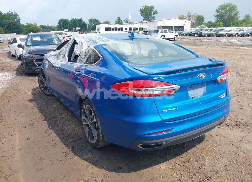 Photo 3 of 2019 Ford Fusion TITANIUM (VIN 3FA6P0K92KR172475)