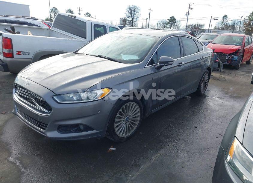 Photo 2 of 2014 Ford Fusion TITANIUM (VIN 3FA6P0K93ER161909)