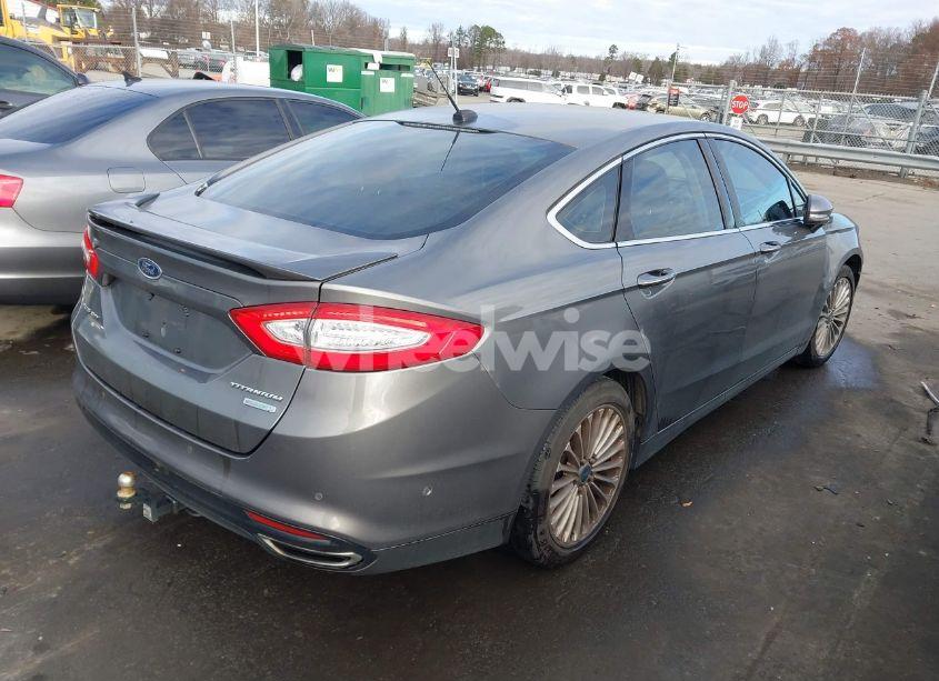 Photo 4 of 2014 Ford Fusion TITANIUM (VIN 3FA6P0K93ER161909)