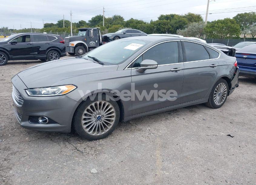 Photo 2 of 2014 Ford Fusion TITANIUM (VIN 3FA6P0K93ER358577)