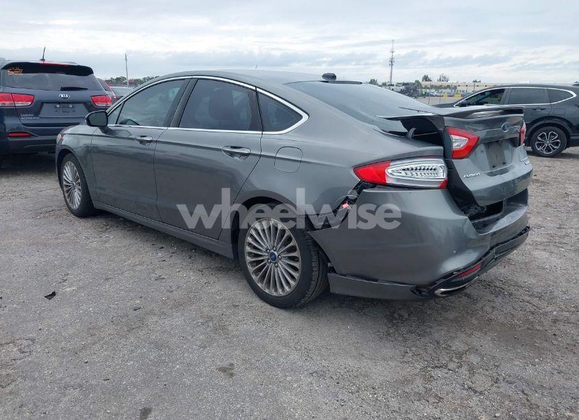 Photo 3 of 2014 Ford Fusion TITANIUM (VIN 3FA6P0K93ER358577)