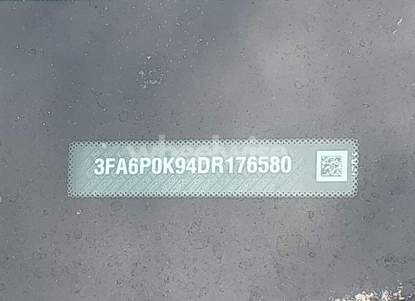 Photo 9 of 2013 Ford Fusion TITANIUM (VIN 3FA6P0K94DR176580)