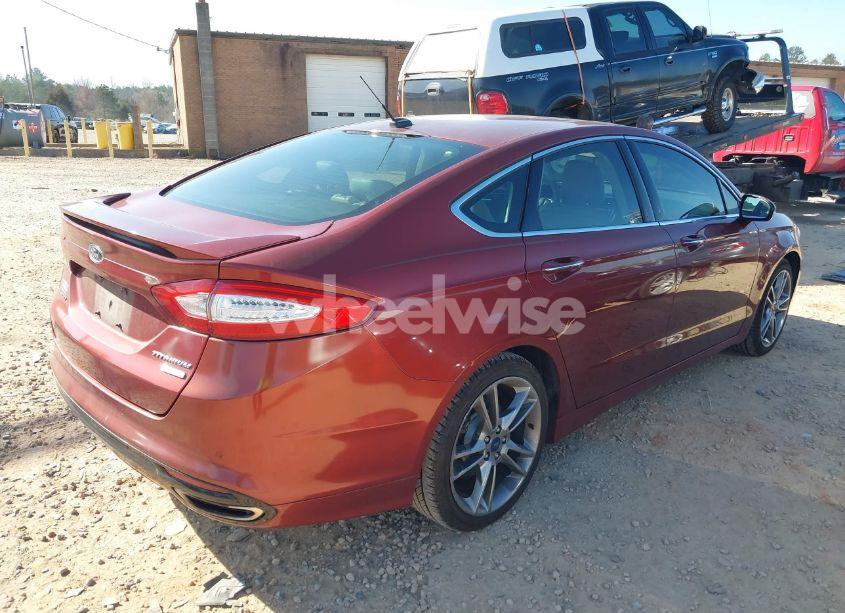 Photo 4 of 2014 Ford Fusion TITANIUM (VIN 3FA6P0K94ER386291)