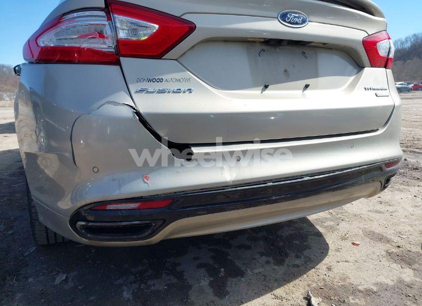 Photo 6 of 2016 Ford Fusion TITANIUM (VIN 3FA6P0K94GR158634)