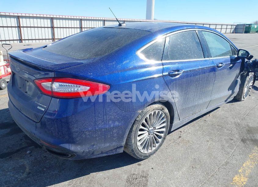 Photo 4 of 2016 Ford Fusion TITANIUM (VIN 3FA6P0K94GR180018)