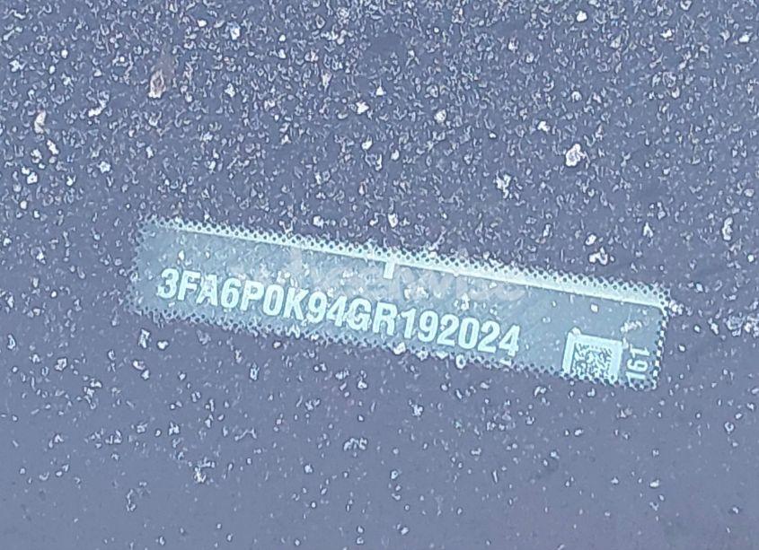 Photo 9 of 2016 Ford Fusion TITANIUM (VIN 3FA6P0K94GR192024)