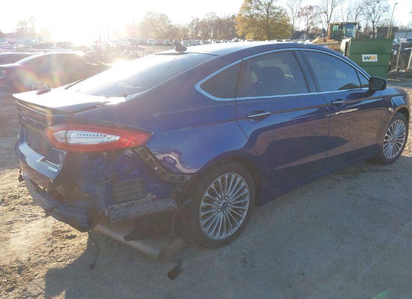 Photo 4 of 2013 Ford Fusion TITANIUM (VIN 3FA6P0K95DR110586)