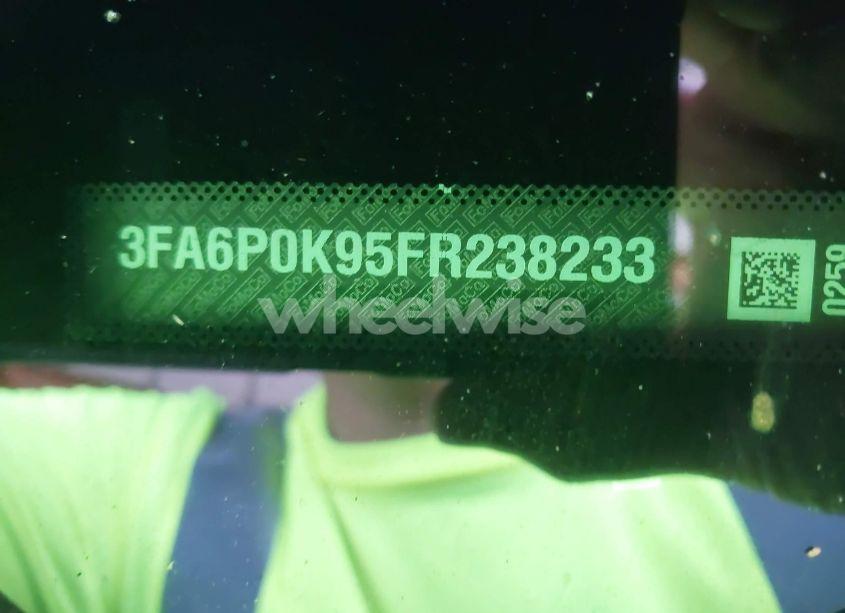 Photo 9 of 2015 Ford Fusion TITANIUM (VIN 3FA6P0K95FR238233)