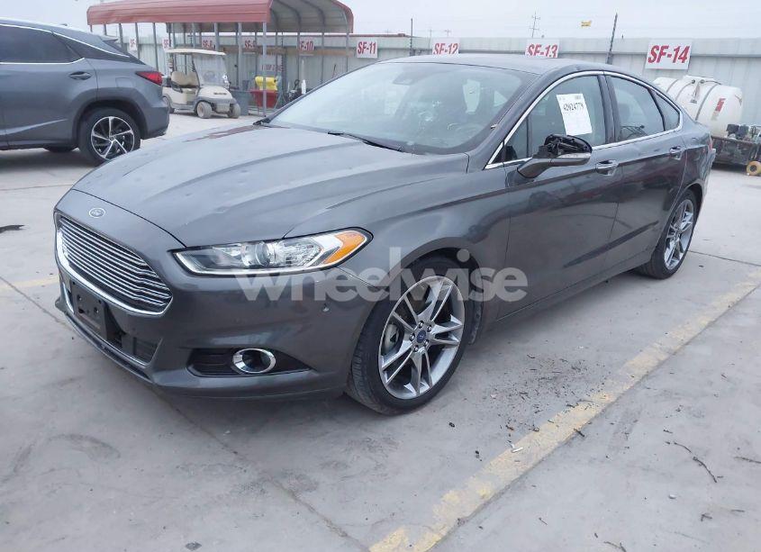 Photo 2 of 2016 Ford Fusion TITANIUM (VIN 3FA6P0K95GR156309)