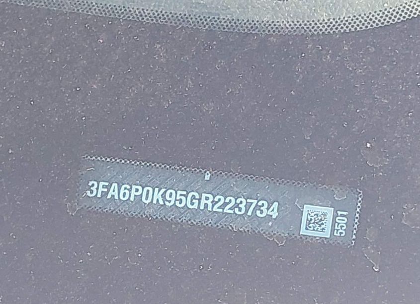 Photo 9 of 2016 Ford Fusion TITANIUM (VIN 3FA6P0K95GR223734)