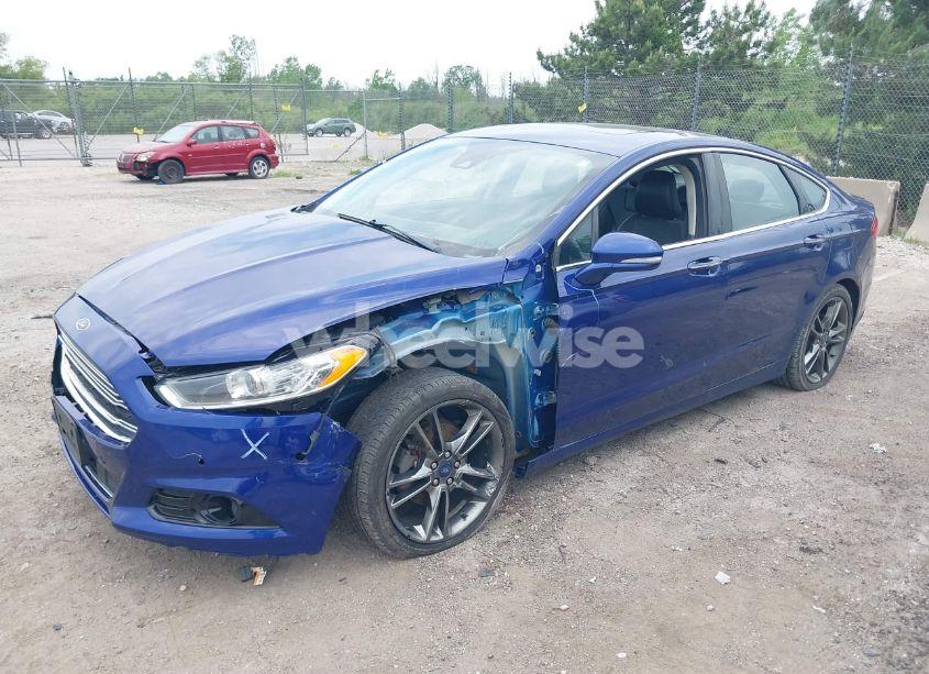 Photo 2 of 2015 Ford Fusion TITANIUM (VIN 3FA6P0K96FR244767)