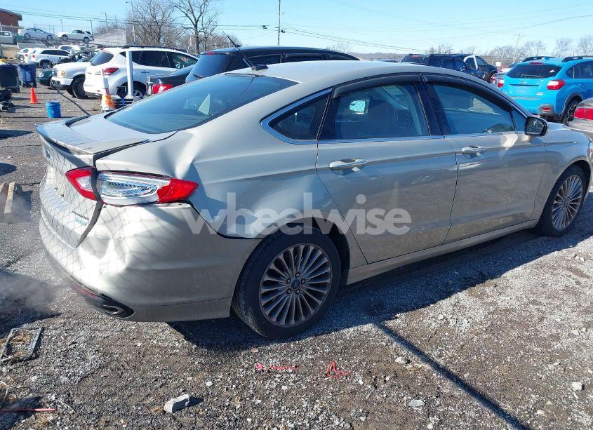 Photo 4 of 2016 Ford Fusion TITANIUM (VIN 3FA6P0K96GR121309)