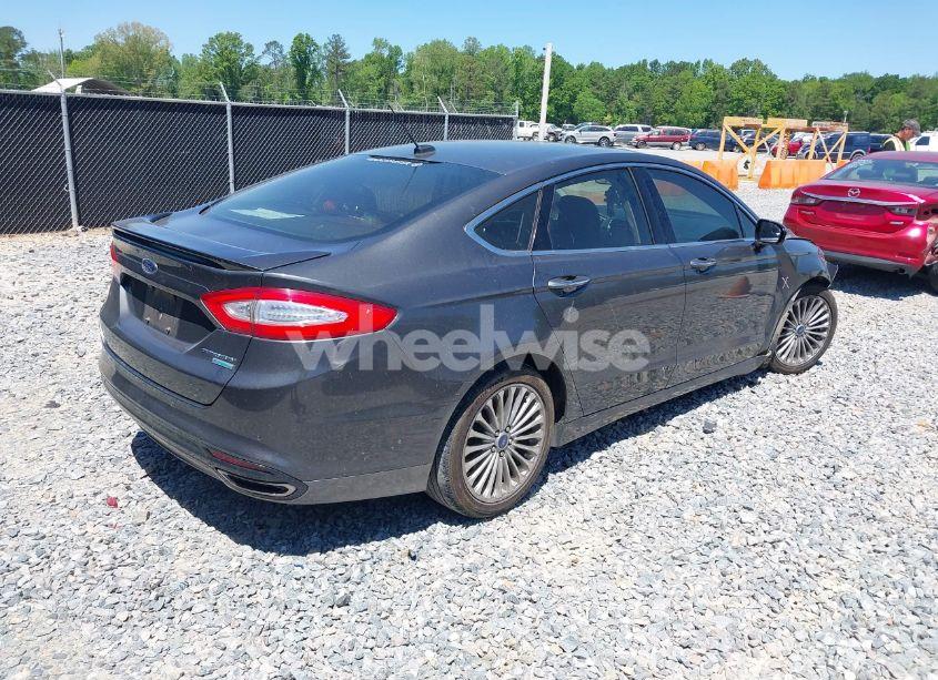 Photo 4 of 2016 Ford Fusion TITANIUM (VIN 3FA6P0K96GR198083)