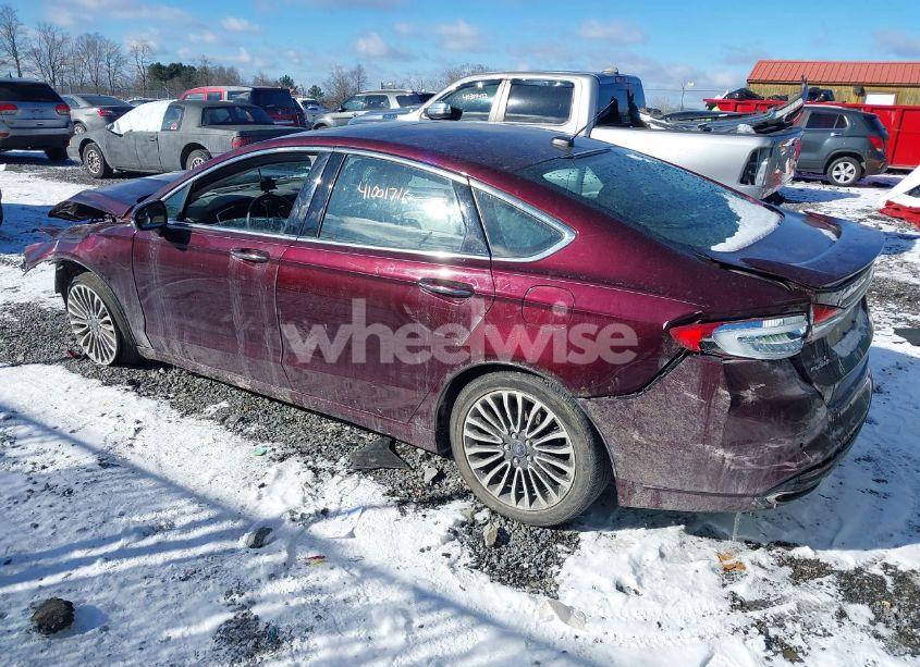 Photo 3 of 2017 Ford Fusion TITANIUM (VIN 3FA6P0K96HR103684)