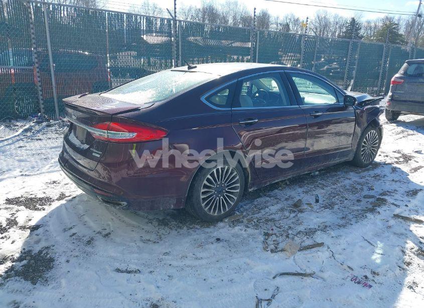 Photo 4 of 2017 Ford Fusion TITANIUM (VIN 3FA6P0K96HR103684)