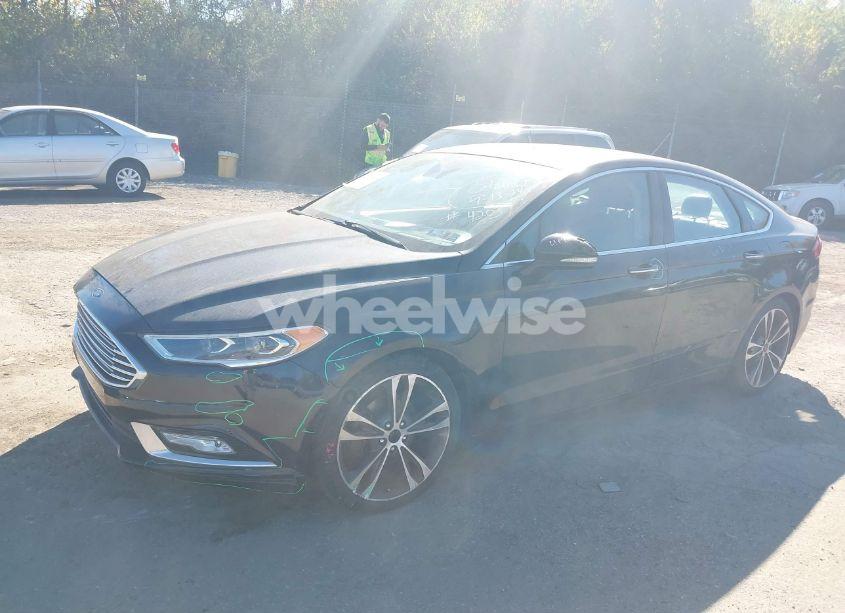 Photo 2 of 2017 Ford Fusion TITANIUM (VIN 3FA6P0K96HR254203)