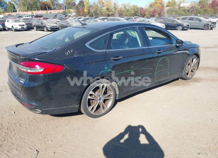 Photo 4 of 2017 Ford Fusion TITANIUM (VIN 3FA6P0K96HR254203)