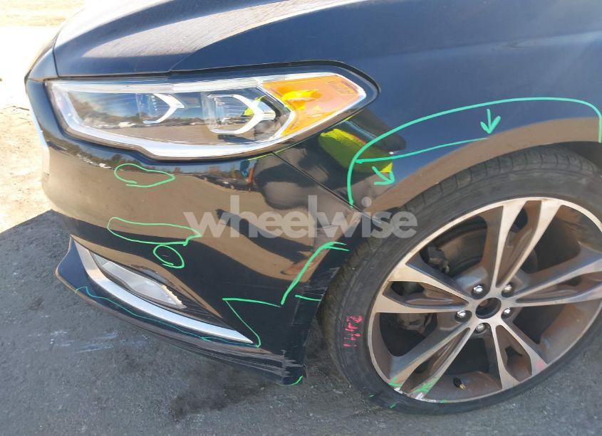 Photo 6 of 2017 Ford Fusion TITANIUM (VIN 3FA6P0K96HR254203)