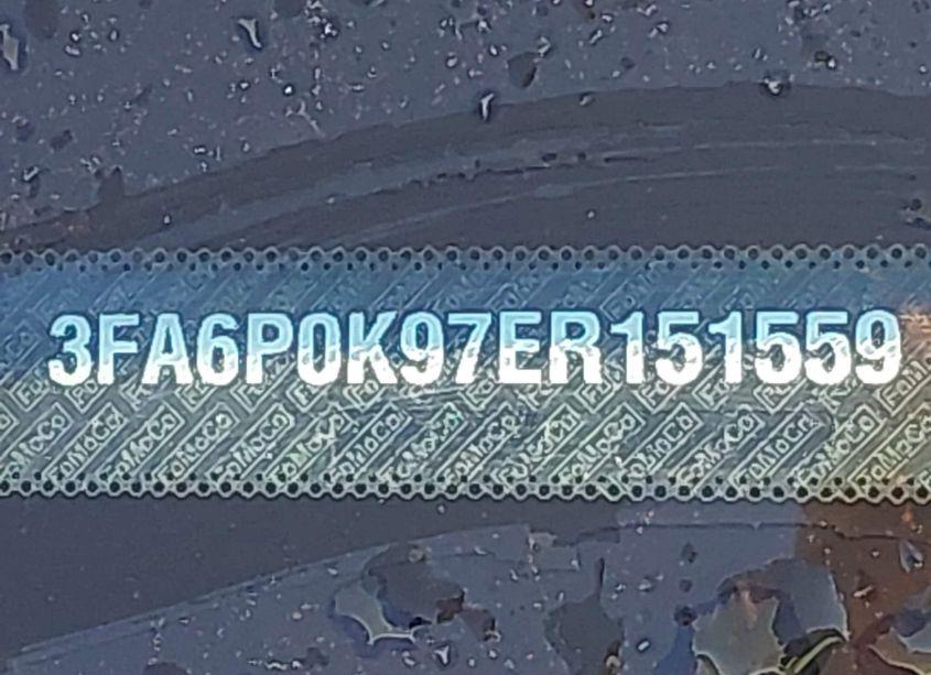 Photo 9 of 2014 Ford Fusion TITANIUM (VIN 3FA6P0K97ER151559)