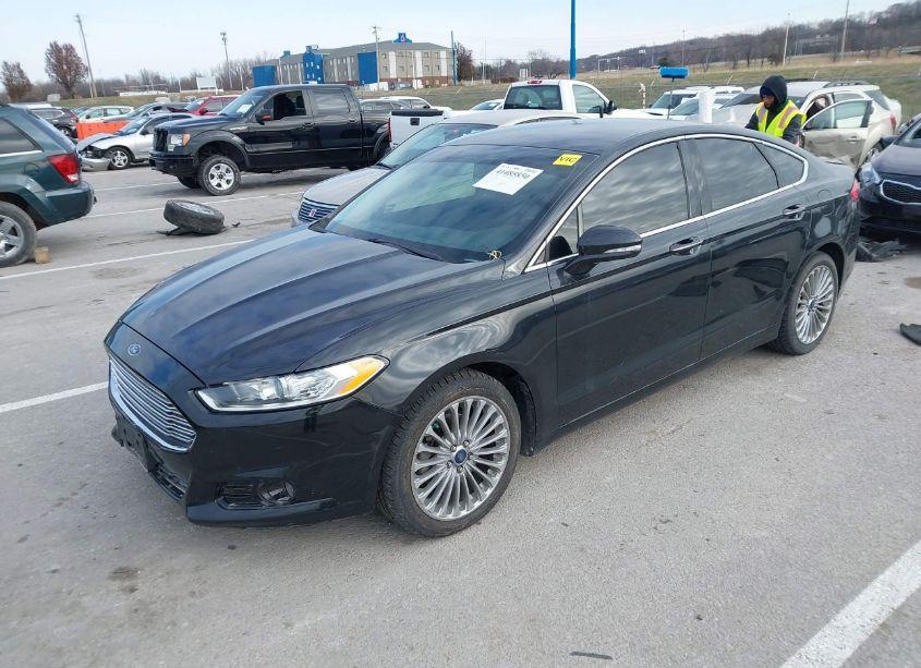 Photo 2 of 2014 Ford Fusion TITANIUM (VIN 3FA6P0K97ER231136)