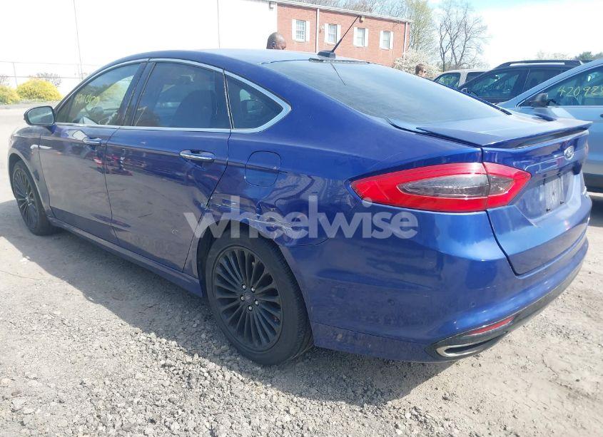 Photo 3 of 2013 Ford Fusion TITANIUM (VIN 3FA6P0K98DR167591)