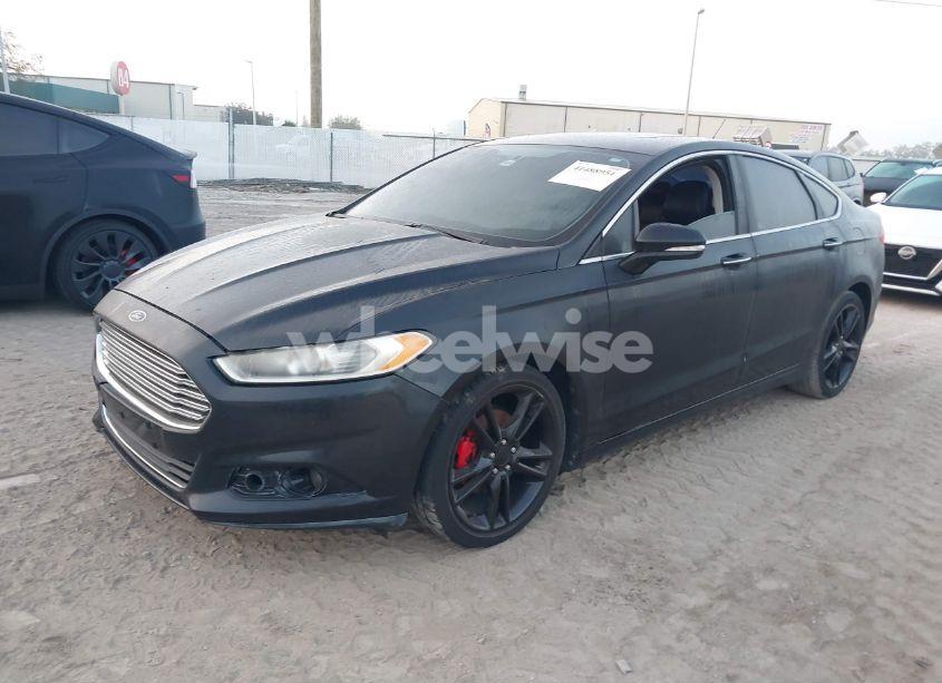 Photo 2 of 2014 Ford Fusion TITANIUM (VIN 3FA6P0K98ER103231)