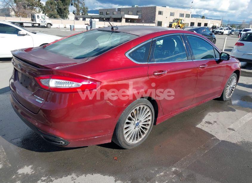 Photo 4 of 2014 Ford Fusion TITANIUM (VIN 3FA6P0K98ER358347)