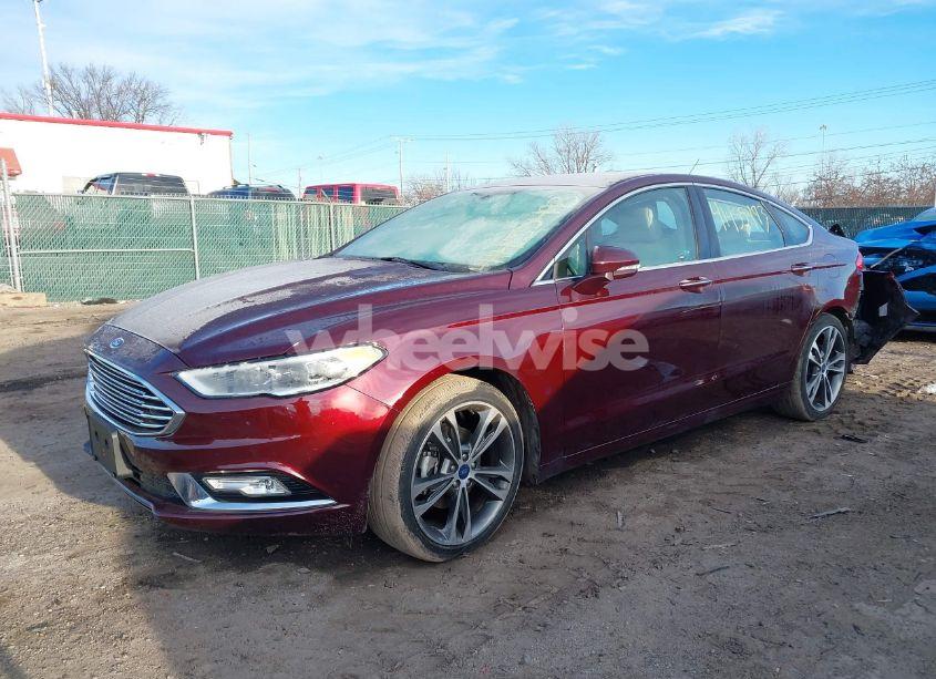 Photo 2 of 2017 Ford Fusion TITANIUM (VIN 3FA6P0K98HR117201)