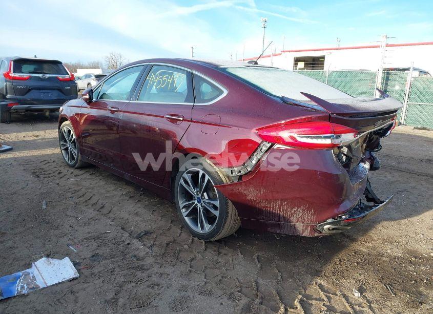 Photo 3 of 2017 Ford Fusion TITANIUM (VIN 3FA6P0K98HR117201)