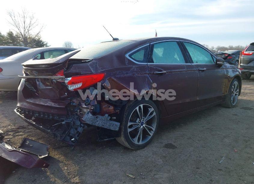 Photo 4 of 2017 Ford Fusion TITANIUM (VIN 3FA6P0K98HR117201)