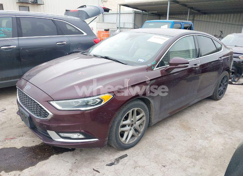 Photo 2 of 2017 Ford Fusion PLATINUM (VIN 3FA6P0K98HR187605)