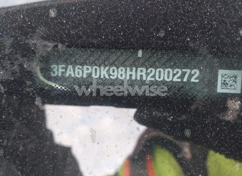 Photo 9 of 2017 Ford Fusion TITANIUM (VIN 3FA6P0K98HR200272)