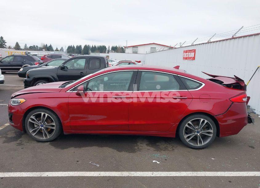 Photo 14 of 2019 Ford Fusion TITANIUM (VIN 3FA6P0K98KR179513)